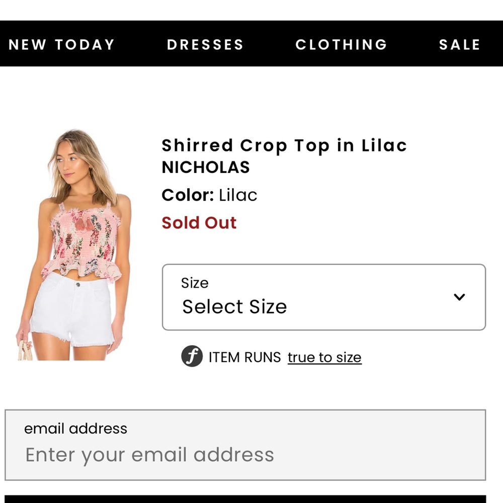 Shorted Crop Top - Picture 10 of 10